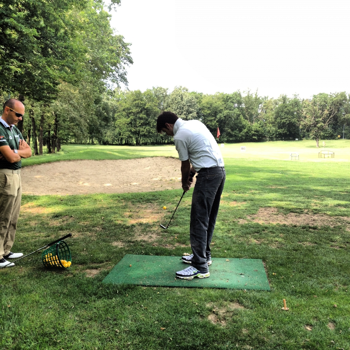 Lezione di golf, movimento