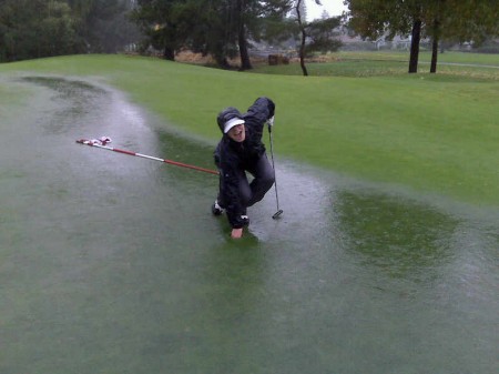 golf pioggia