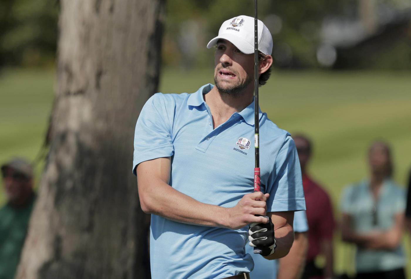 Michael Phelps al Ryder Cup PGA di golf