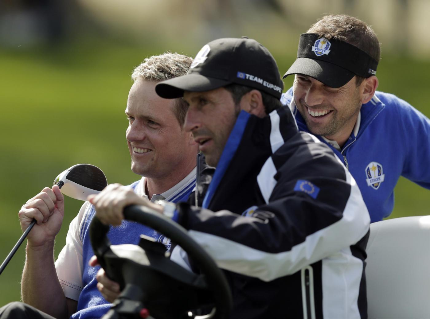 Jose Maria Olazabal, Luke Donald, Sergio Garcia