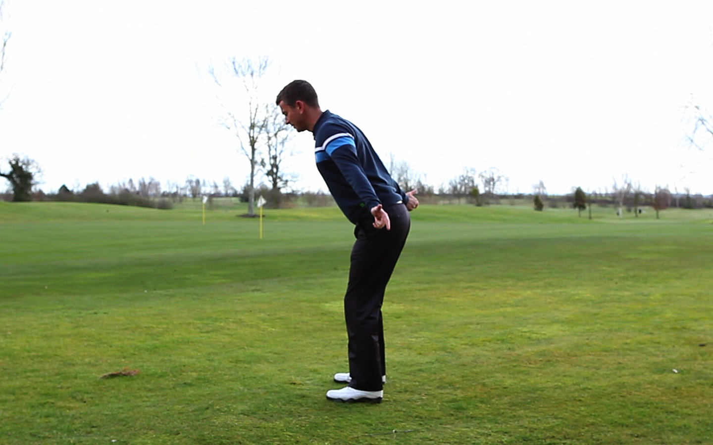postura posizione golf