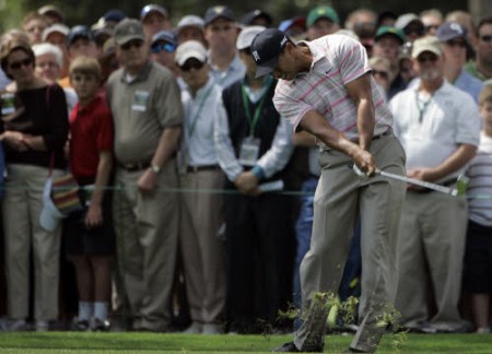 tiger woods augusta swing