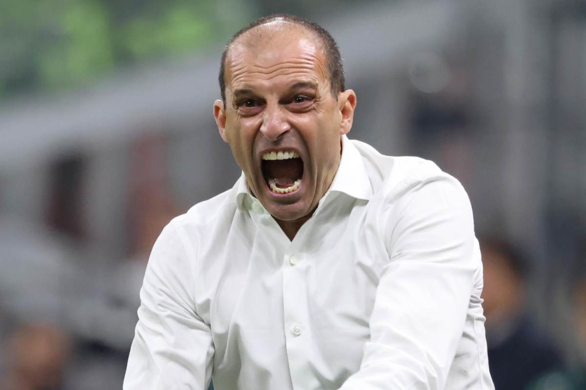 Allegri esulta per un colpo Juve