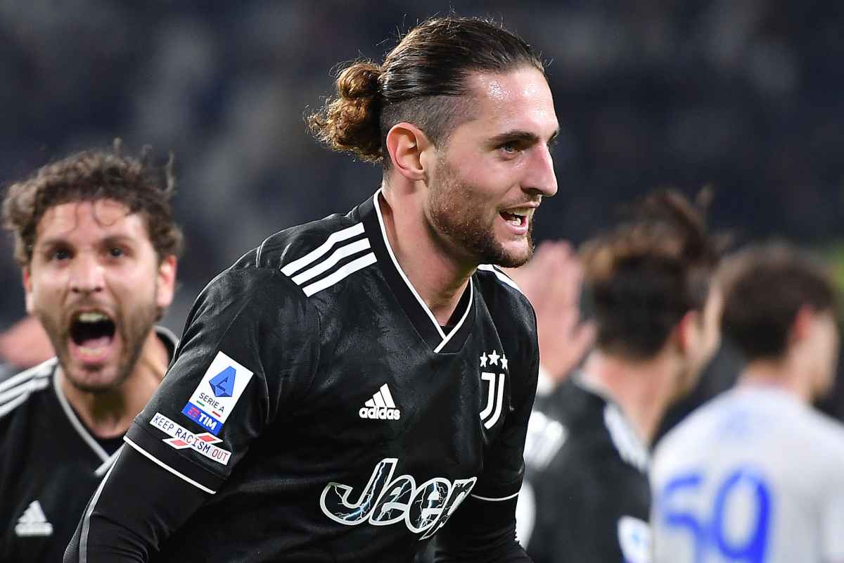 Adrien Rabiot lascia la Juve a gennaio