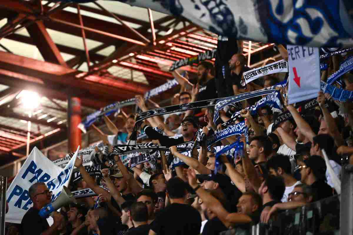 Tifosi allo stadio