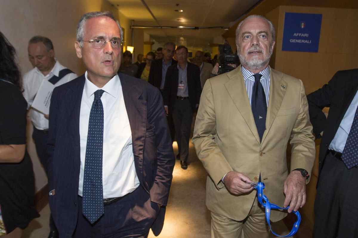 lazio e napoli favorevoli alla superlega