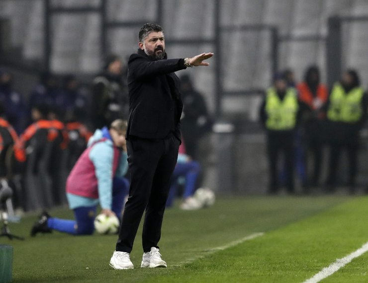 Gattuso ha molti problemi con il Marsiglia e se la prende con i giocatori