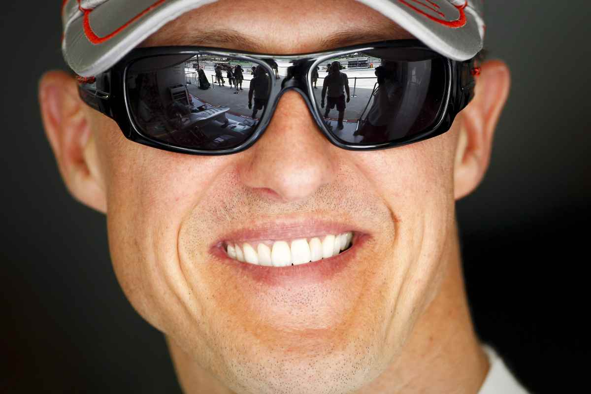 Michael Schumacher amico in lacrime