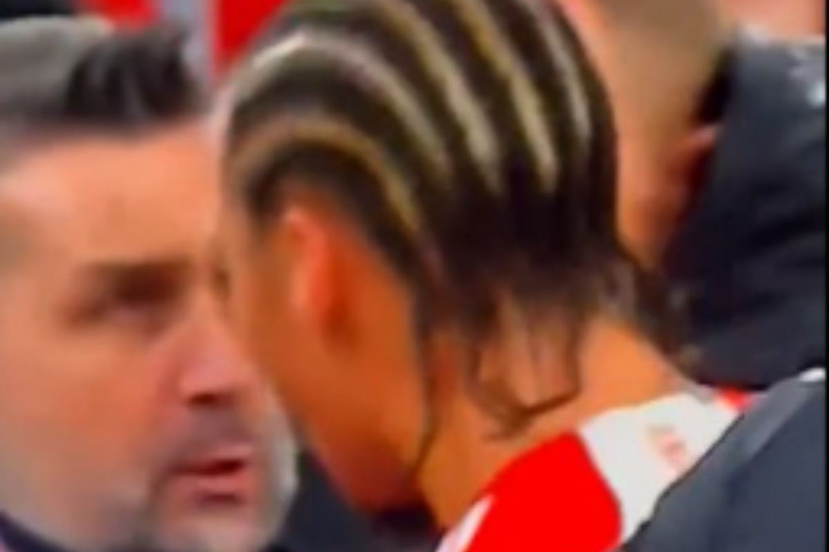 Sane Bjelica litigano durante Bayern Monaco Union Berlino