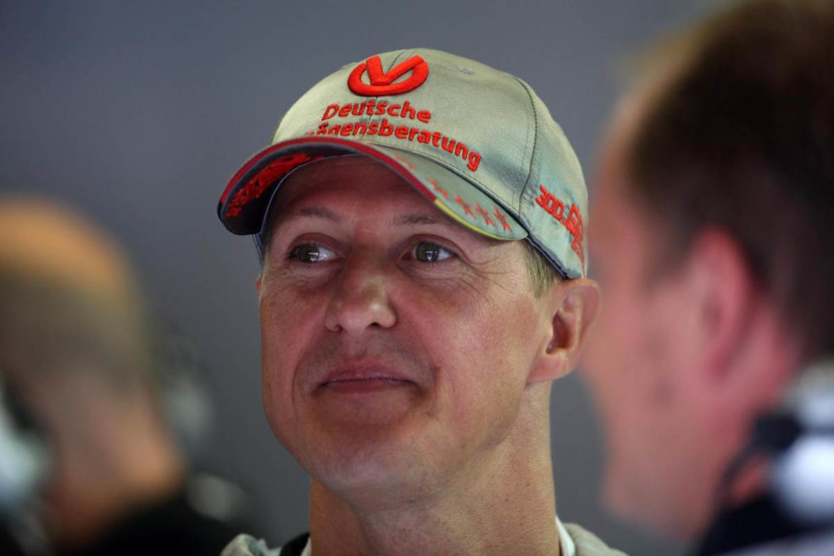 Schumacher omaggio in pista