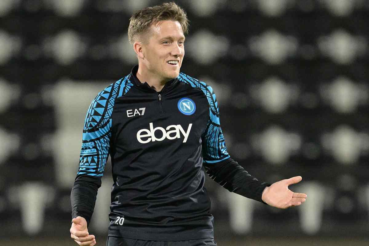 Zielinski fuori rosa per il Napoli