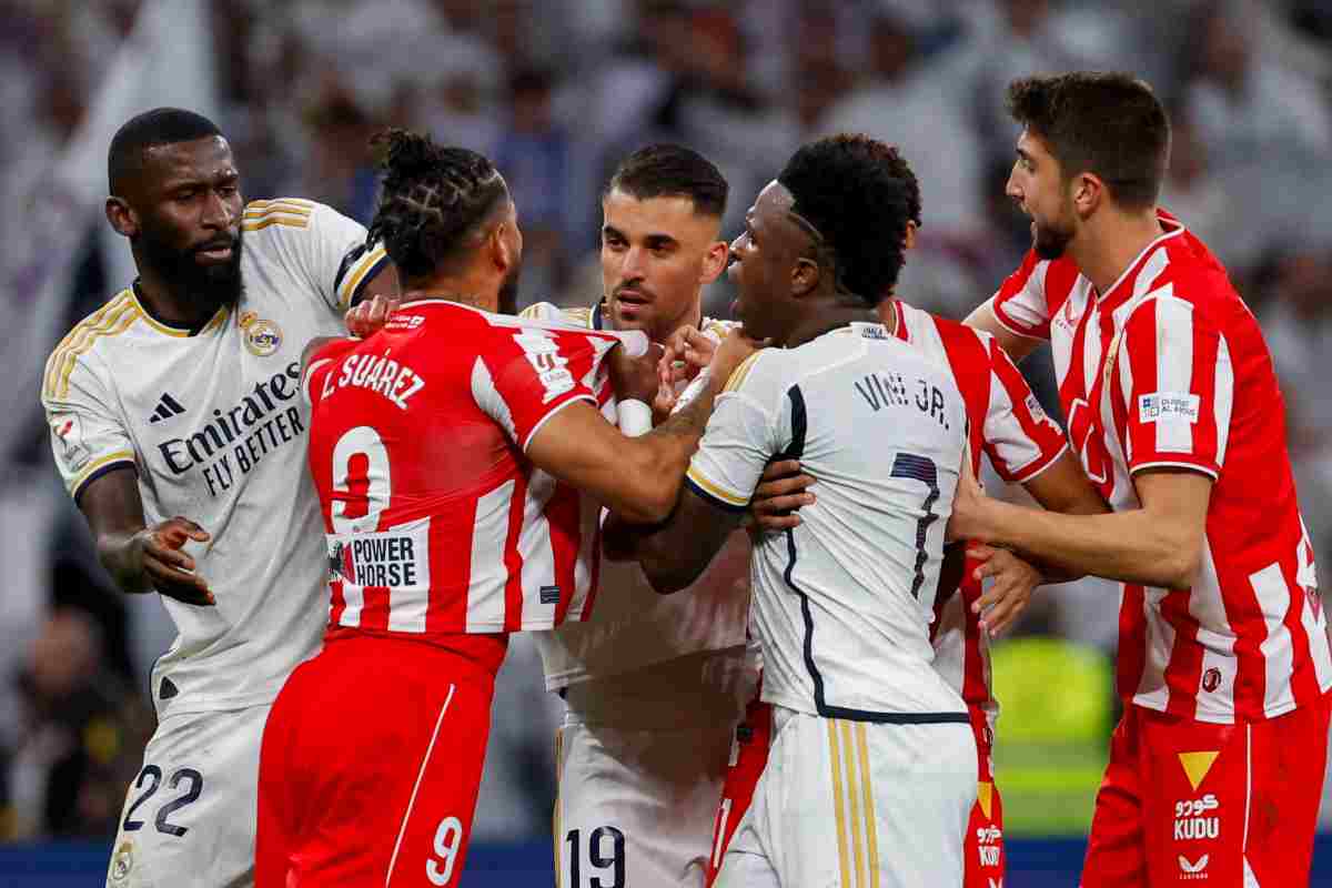 Real-Almeria, giocatori ospiti furiosi