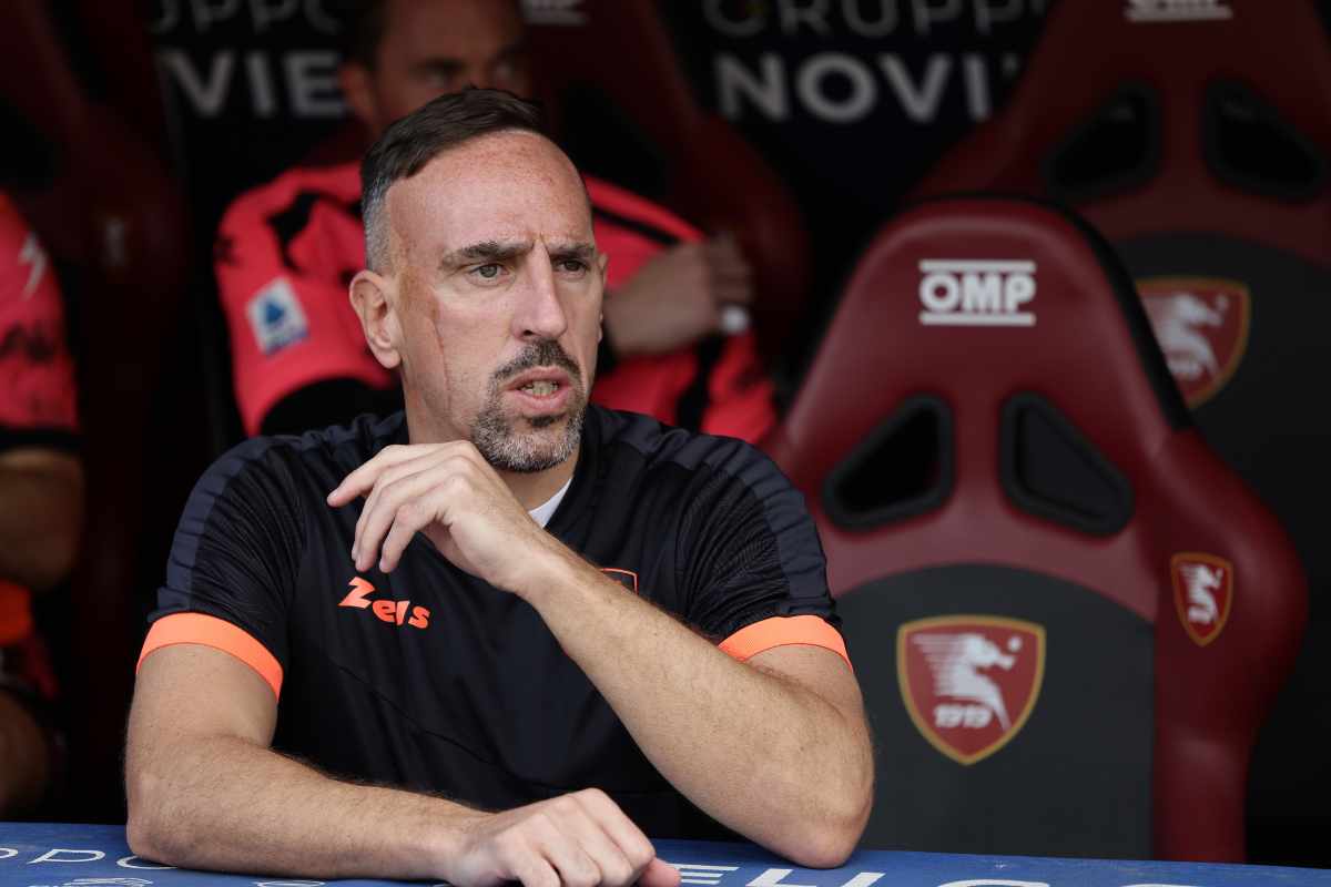 Ribery panchina Salernitana