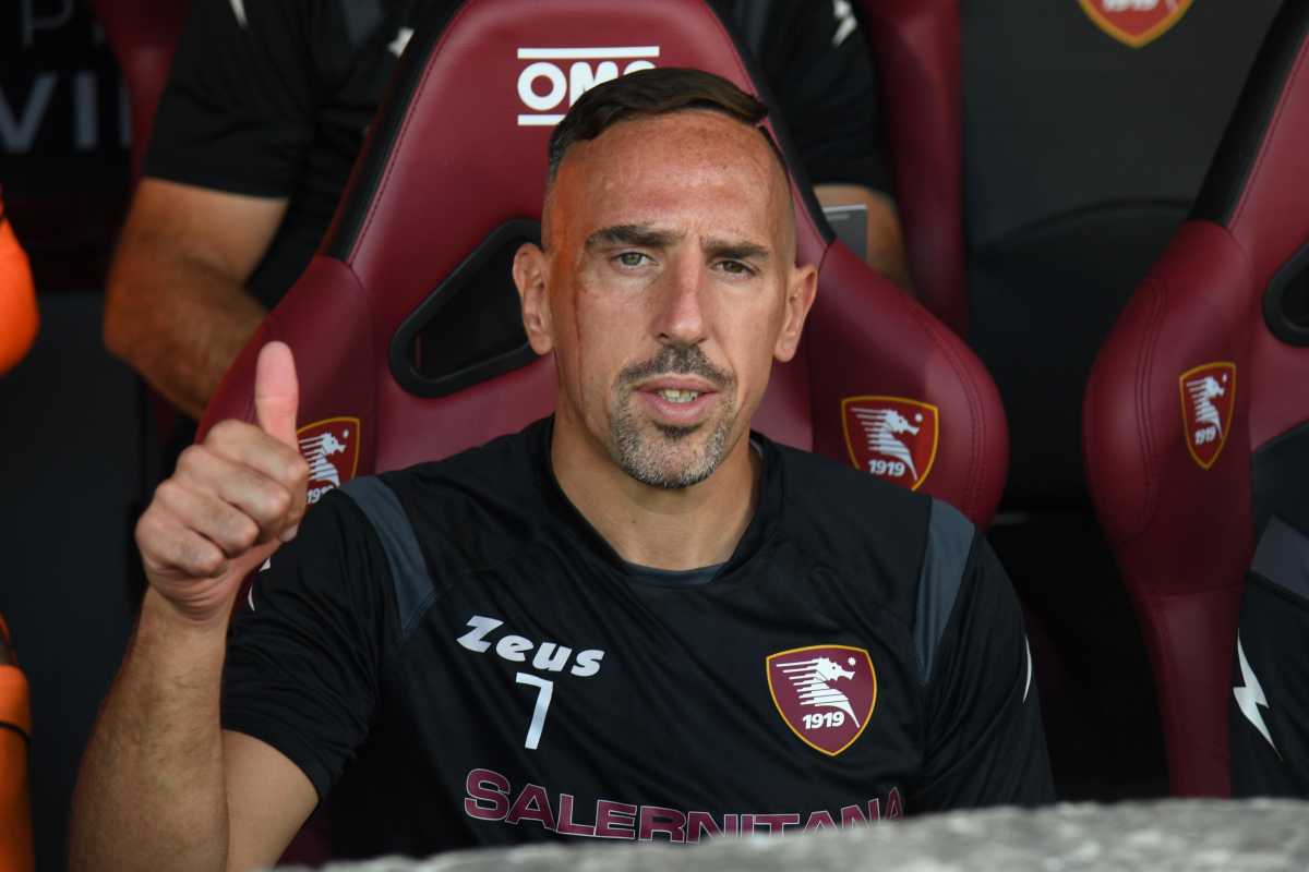 Ribery panchina Salernitana