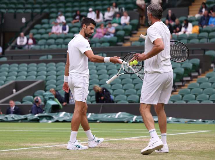 Djokovic annuncia l'addio a Ivanisevic