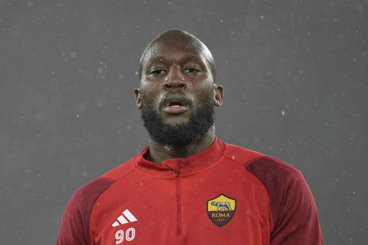 Romelu Lukaku lascia la Roma