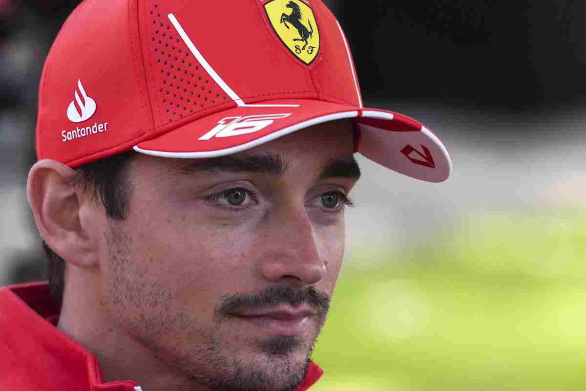 Charles Leclerc in difficoltà con la Ferrari