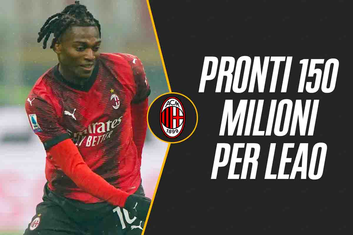 Milan, pronti 150 milioni per Leao: i rossoneri dicono si