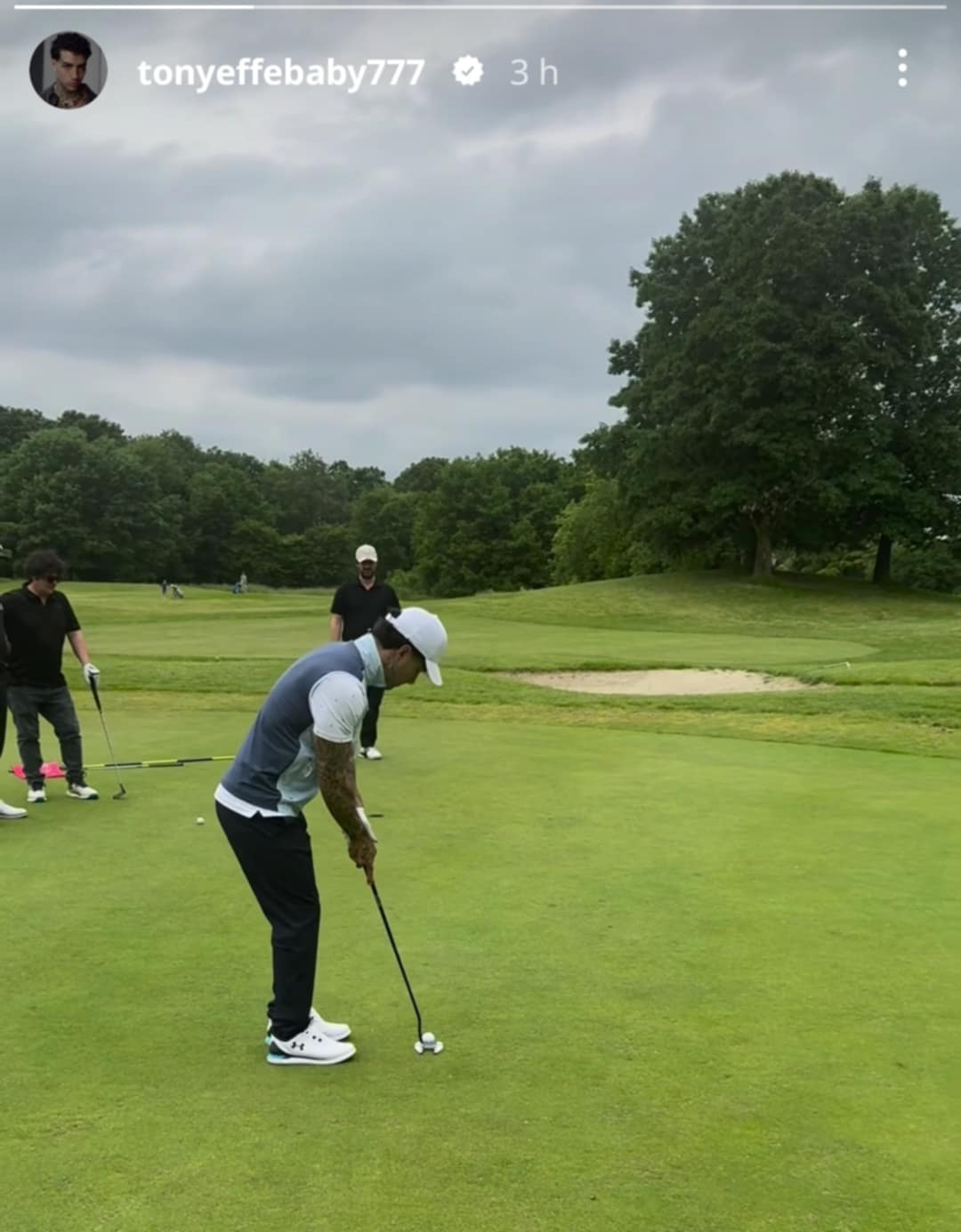 Tony Effe a golf