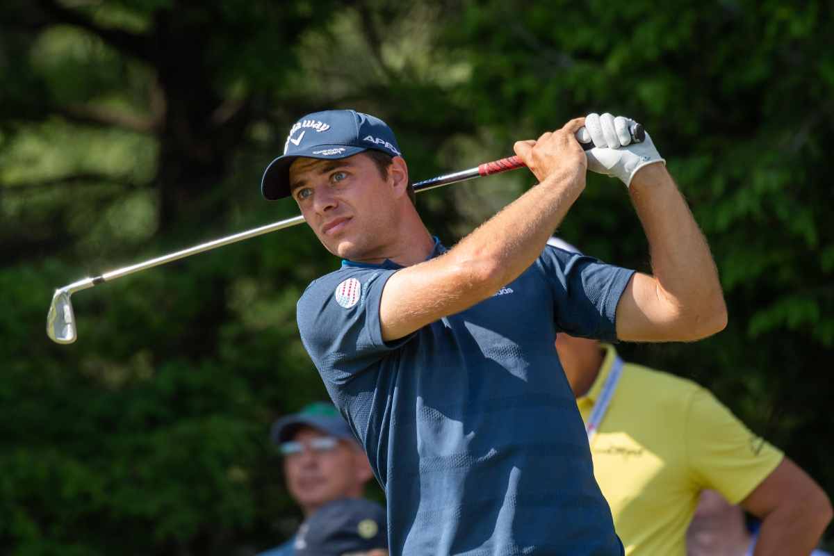 il golfista Guido Migliozzi in primo piano