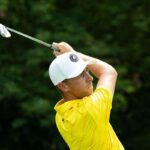 David Puig gioca a golf