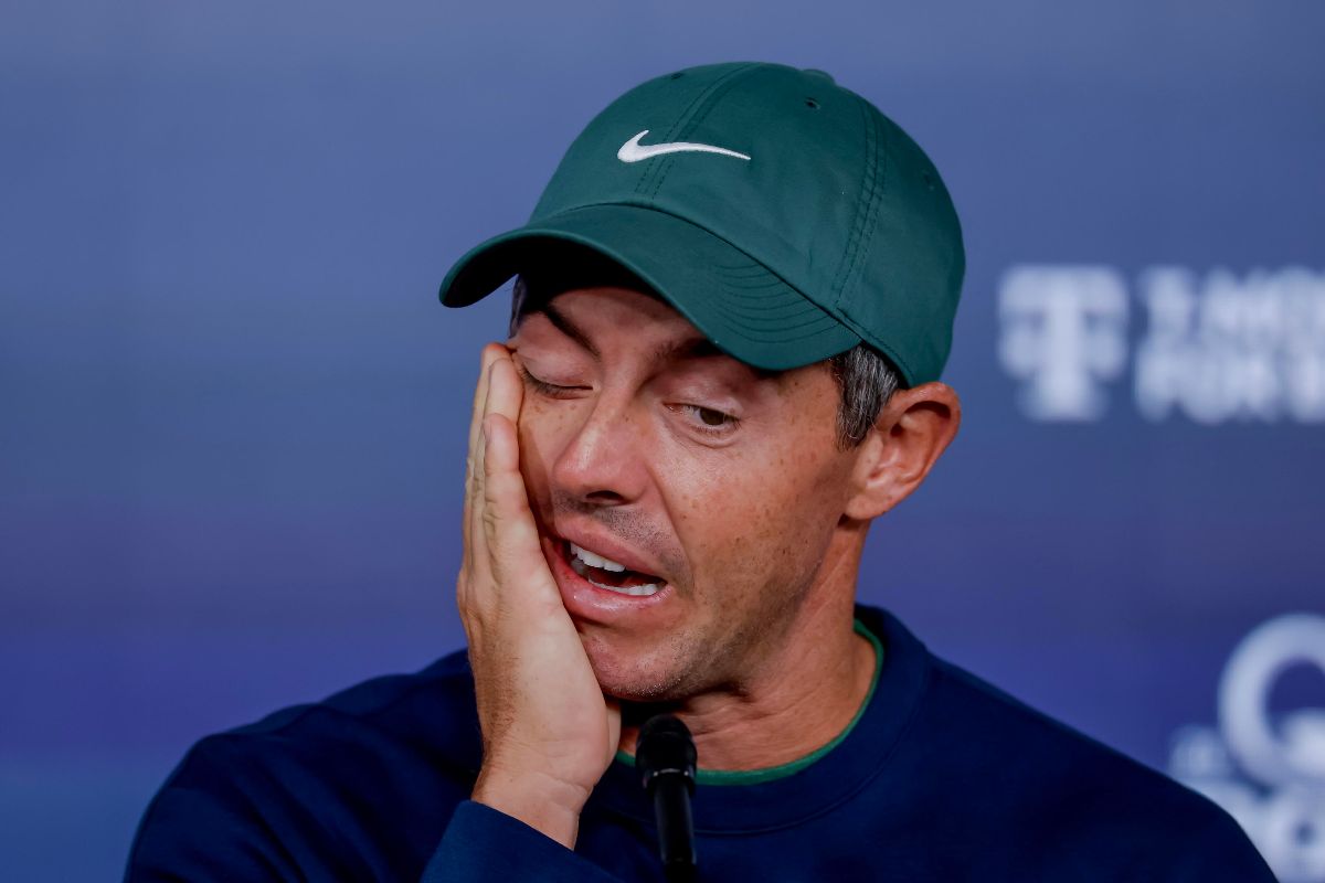 Rory McIlroy in conferenza stampa