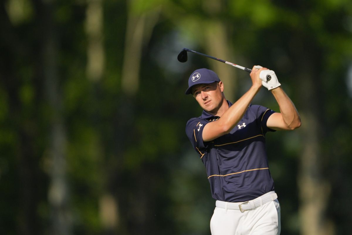Jordan Spieth gioca a golf