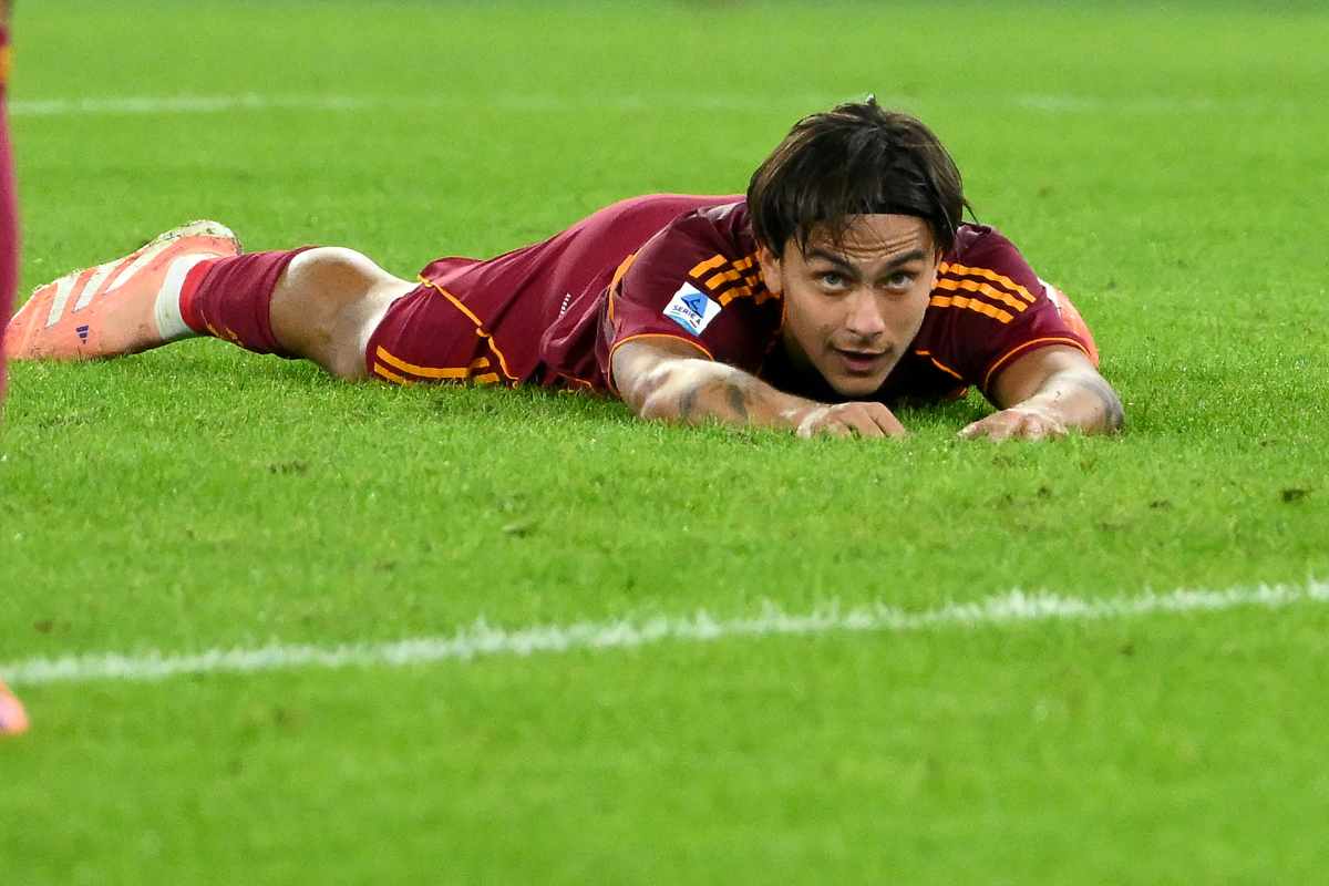 Roma infortunio Paulo Dybala