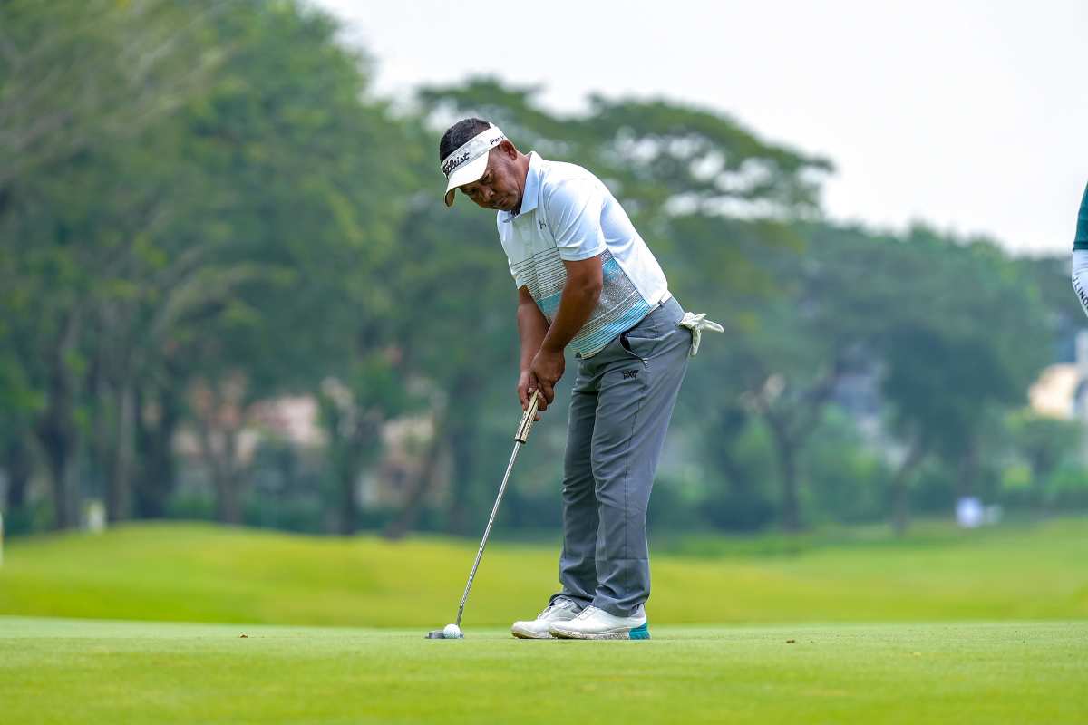 Un Giocatore di golf sul campo