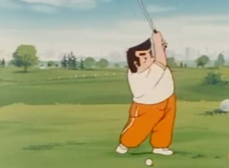 Lotti alle prese con un tiro