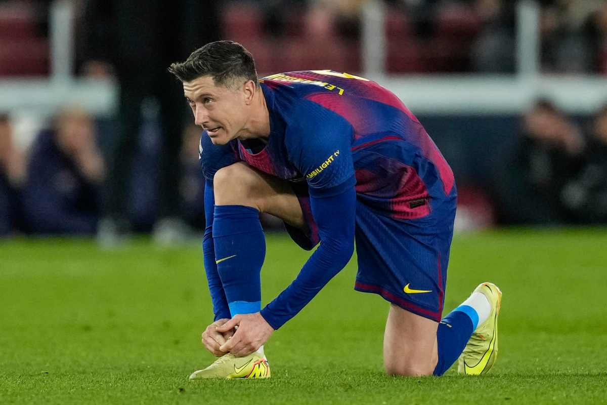 Robert Lewandowski in Serie A, il Barcellona lo ha scaricato