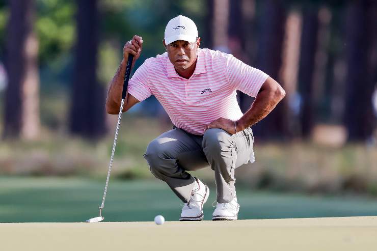 Tiger Woods sul campo da golf