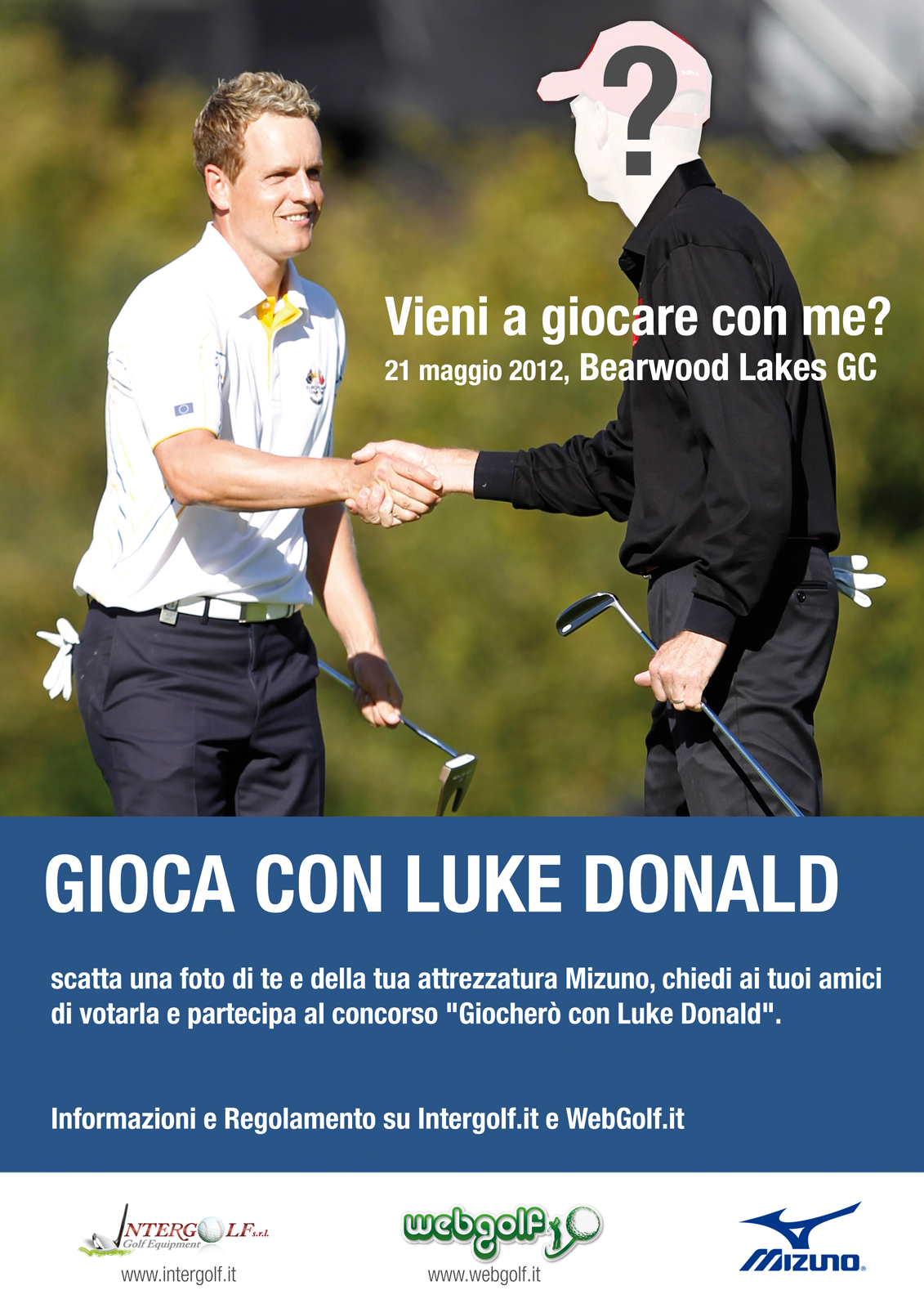 vieni a giocare con luke donald