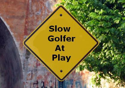 giocare golf gioco lento